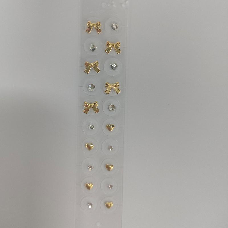 20PCS/Sheet Fashion Pearls Ear Point Stickers Ear Pressure Stick Acupuncture Auricular