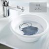 Iseto Bathing Bucket Soft White 2.5L Width 25.3Depth 27.4Height 3.39.2cm Made Japan Foldable Heat Resistant 100 Hanging Hook Bathroom Bathtub Bath