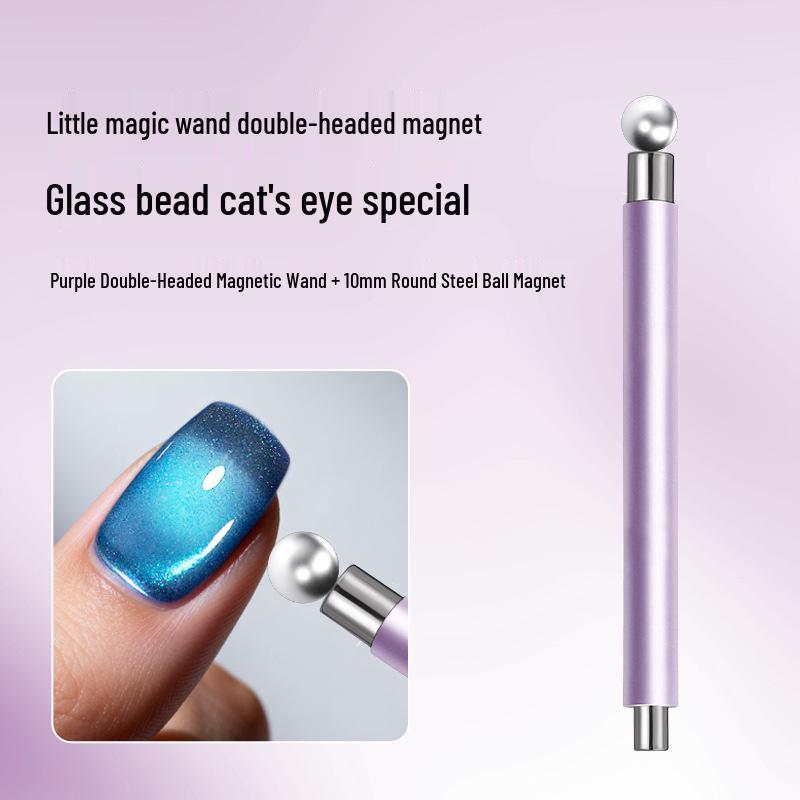 Upgraded Dual-Ended Cat Eye Gel Magnet Pen for Nail Art
