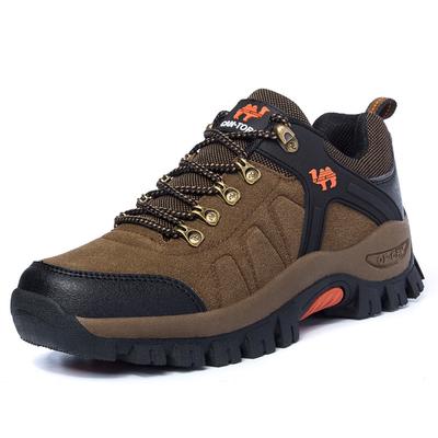Outdoor Hiking Shoes Sports and Leisure Shoes Hiking Non-slip Waterproof Wear-resistant Travel Shoes Velvet Cotton Shoes Large Size