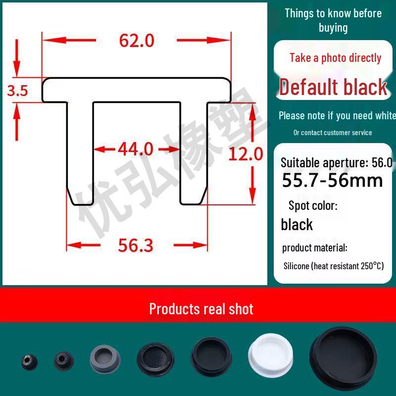 Silicone T-Shape Waterproof Sealing Plug for Round Holes