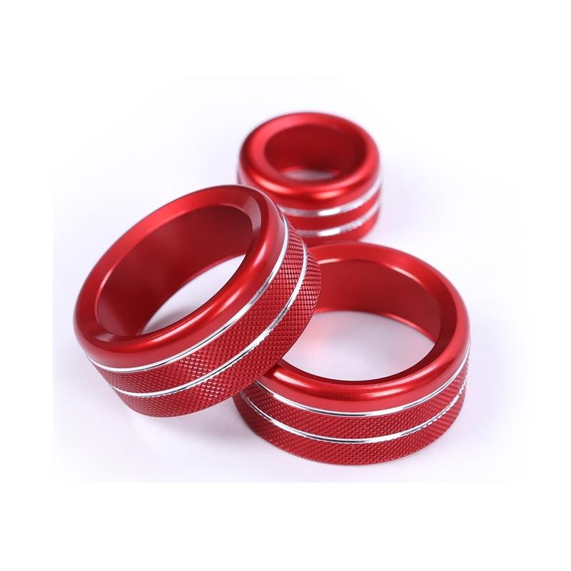 Luftkonditioneringsratt Ljudvolymkontrollknapp Cirkeldekoration Trimringskydd För B+W 1 2 3 3GT 4-serien X1(Med AUTO-knapp)