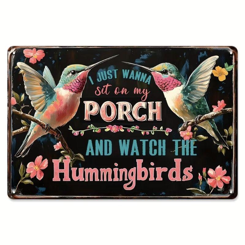 Metal Wall Art Decorative Sign Hanging Home Decor 20x30cm
