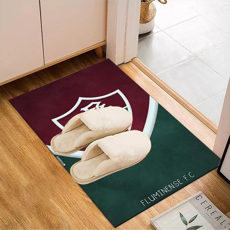 Soccer Club Emblem Design Printed Office Carpet Chair Cushion Entryway Rug, Rugs for Living Room, Bedroom Christmas gifts