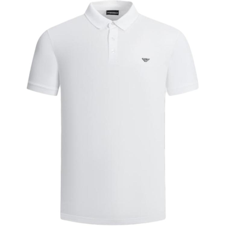 

Emporio Armani 2025 Spring/Summer Left Chest Small Eagle Logo Casual Comfortable Versatile Short Sleeve Polo Shirt Men tops EM001380-AF12331-U0002 M