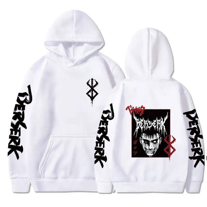 Anime Berserk Rage Anime Street Sweater, Street Tide Cotton Hooded Sweater