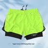 Completo da uomo a doppio strato per lo sport: Costumi da Bagno per Corsa, Fitness, Spiaggia e Nuoto