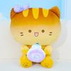 Super Cute Bake Bread Kitten Plush Toys Soft Fluffy Tasty Dessert Cat Throw Pillow Lovely Sleeping Pillow Kawaii Home Decor