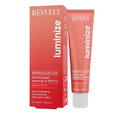 Shimmering Fluid Bronze & Blaze with SPF20 Glow Fluid 40 Ml