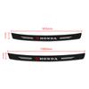 1pcs Carbon Fiber Car Trunk Rear Bumper Sticker Guard Plate Protector for Honda Civic Xrv Hrv Crv City Accord Fit Jazz Insight Pilot Passport Stepwgn
