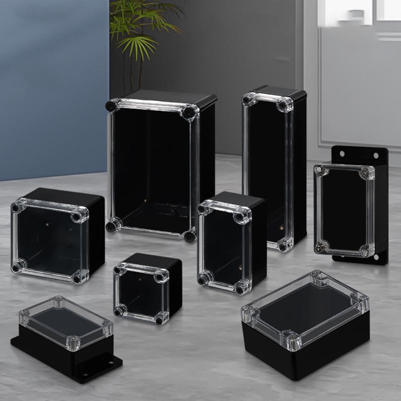 Dustproof Electrical Project Box Waterproof Electrical Enclosure Outdoor Waterproof Junction Box for Monitoring Systems