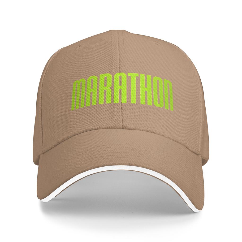 Marathon Game Green Logo Casual Baseball Cap Hiking Fishing Trucker Hat Summer Sun Visor Women Unisex Stylish Baseball Caps