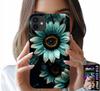 Case For Iphone 11 - Blue Gerbera Daisy Flower +Film