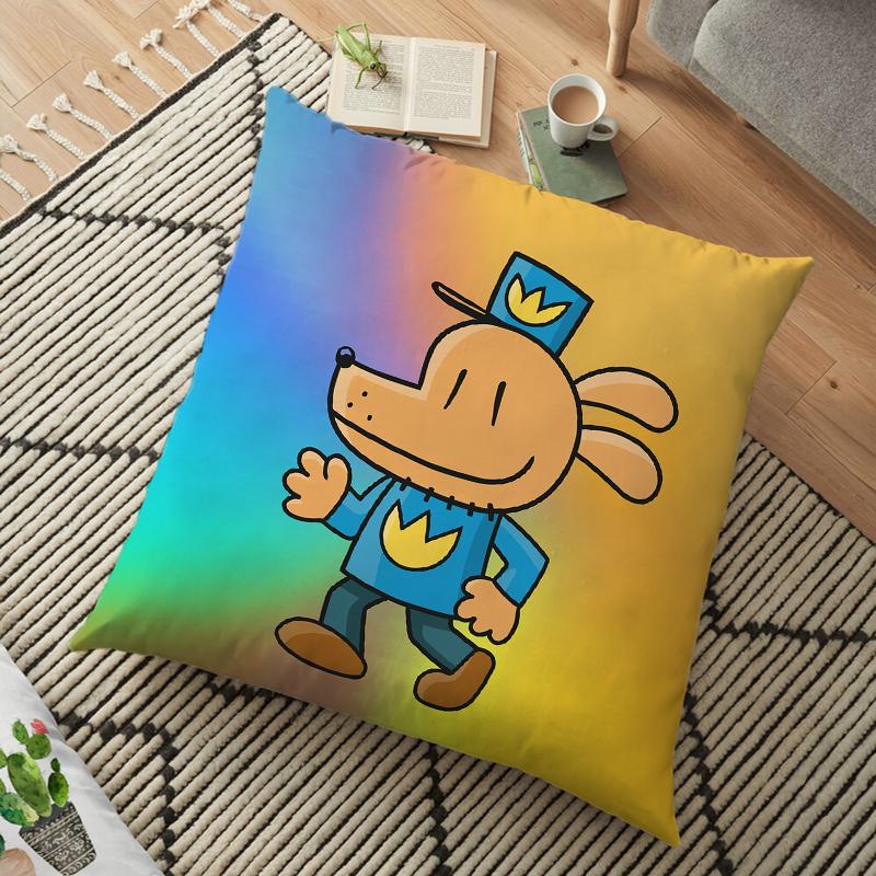Federa Cuscino Cartone Animato Dogman Dog Man Cuscino Quadrato Camera da Letto Divano Comfort Tempo Libero Cuscino Auto Soggiorno Decorazione Casa