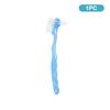 1/5Pcs Double Sided Denture Toothbrush Invisible Braces Cleaning Brush For Men Women False Teeth Brush Oral Cleaning Tools