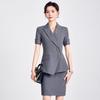 2024 Women's Striped Suit Set: Professional Autumn/Winter Uniform for Hotel, Bank Receptionists
