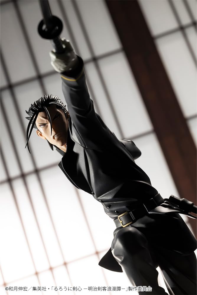 KOTOBUKIYA TV anime Kenshin Swordsman Romantic ARTFX J Hajime Saito scale PVC painted finished figure "Rurouni -Meiji Story" 1/8