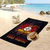 Asciugamano da Spiaggia Personalizzato Stampato Bayer Leverkusen Calcio Logo Calcio Supporto Nome Personalizzato Testo Asciugamano Assorbente Per Sport Viaggio Regalo Speciale