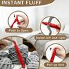 Garnaufplusterer Effizienter Serrated Jaw Verriegelbar Extra Dickes Garnaufplusterwerkzeug für DIY Bastel Häkel Strick Projekte