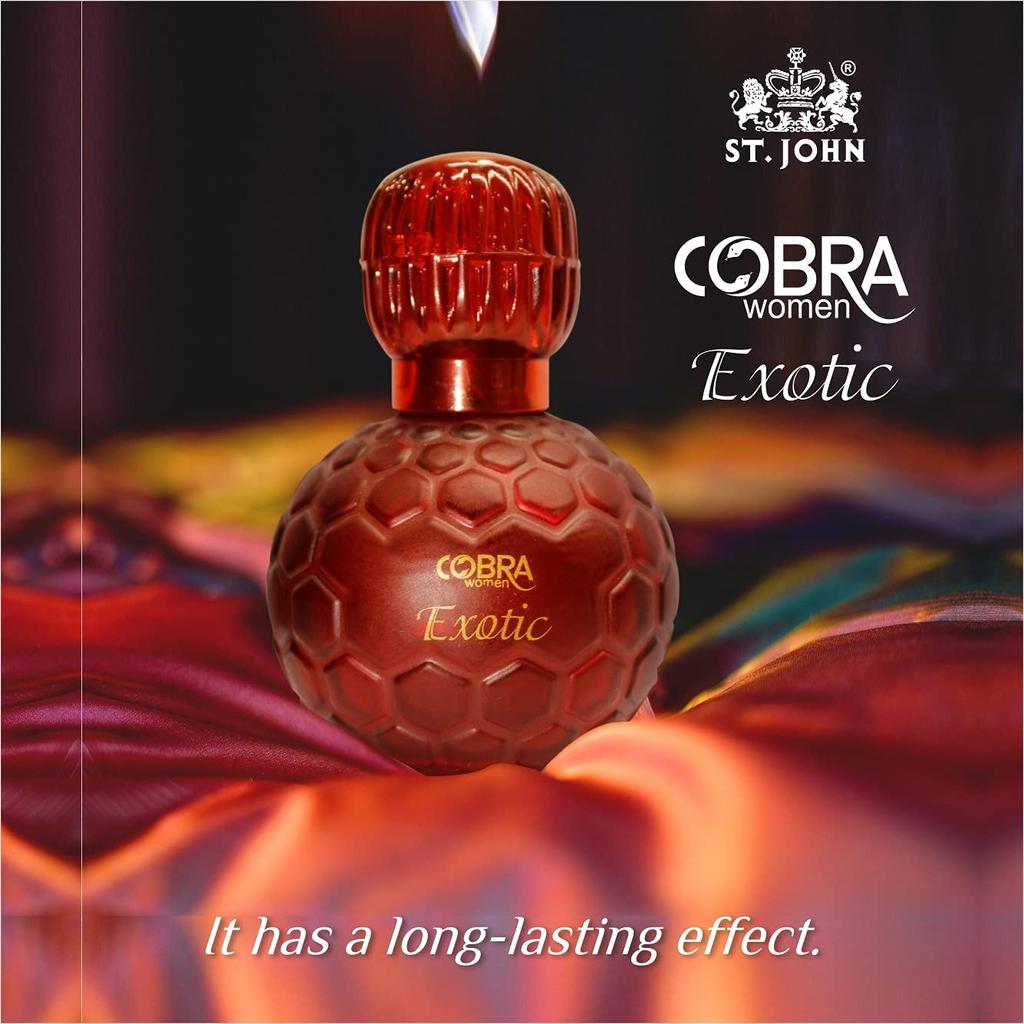 Fresh and Soothing Women Perfume, Eau De Parfum Women, COBRA Exotic- Fresh (100ml- Pack of 1)