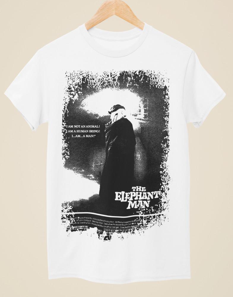 The Elephant Man - Movie Poster Inspired Unisex White T-Shirt Unisex T-Shirt M