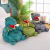 Kindersofa-Sitz, weicher Stoffbezug, abnehmbar und waschbar, Cartoon-Dinosaurier-Tier-Sofa-Plüsch-Stuhl-Schutzhülle