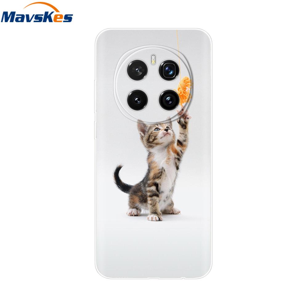 För Honor Magic 7 Pro Fodral Magic7 Pro Skydd Mjukt Silikon Telefonfodral För Huawei Honor Magic7 Pro 5G Fodral Silikon Coque Fundas
