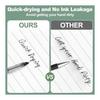 PATIKIL 12 Pcs Gel Pens, 0.5mm Medium Point, Quick Dry, Smooth Writing, Black Gel Ink Rollerball Pens for Office, Stationery, Business, Notebooks,