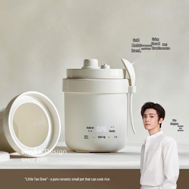 Olayks Smart Ceramic Electric Stew Pot CN plug (adapter included)