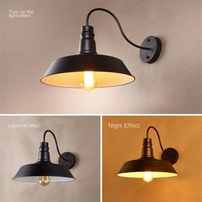 Loft Restaurant Hotel Bar Corridor Wall Light Retro Industrial Style Decoration Coffee Shop Single Head Iron Wall Light Fixture