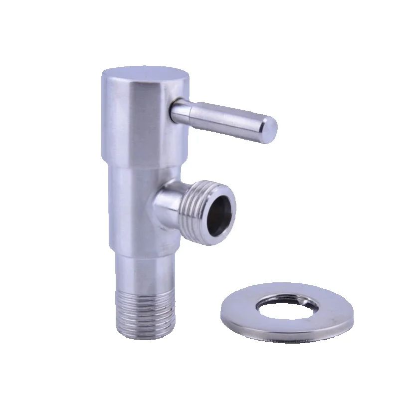 Faucet Angle Valve Stainless Steel 304 Water Valve Stop Valve Diverter Toilet Valve Control Bathroom Kitchen Accessories