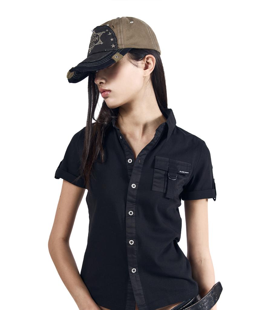 AAKAM Rustic Sheriff Ball Cap (Khaki)