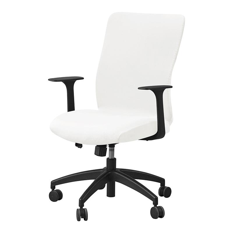 1pc Velvet Computer Office Chair Cover Solid Color Stretch Armchair Slipcover Anti-dirty Rotating Gaming Desk Seat Chair Covers