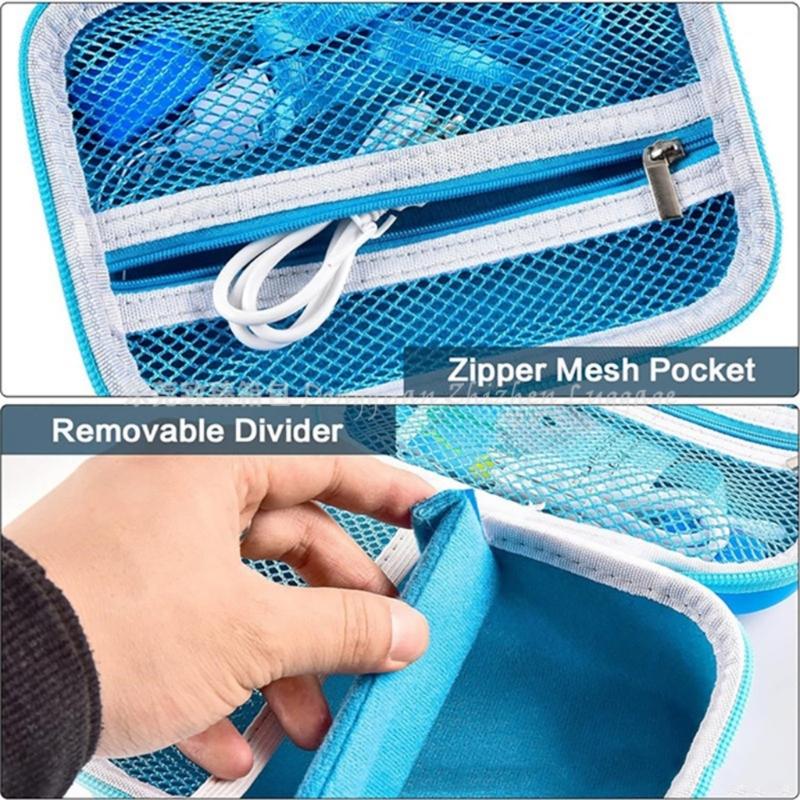 Hard Shell Digital Camera Case Small Travel Camera Storage Holder for Seckton Deker Memory Card Charging Adapter