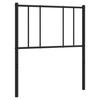 Vidaxl Metalowe Wezgłowie, Czarne, 80 Cm