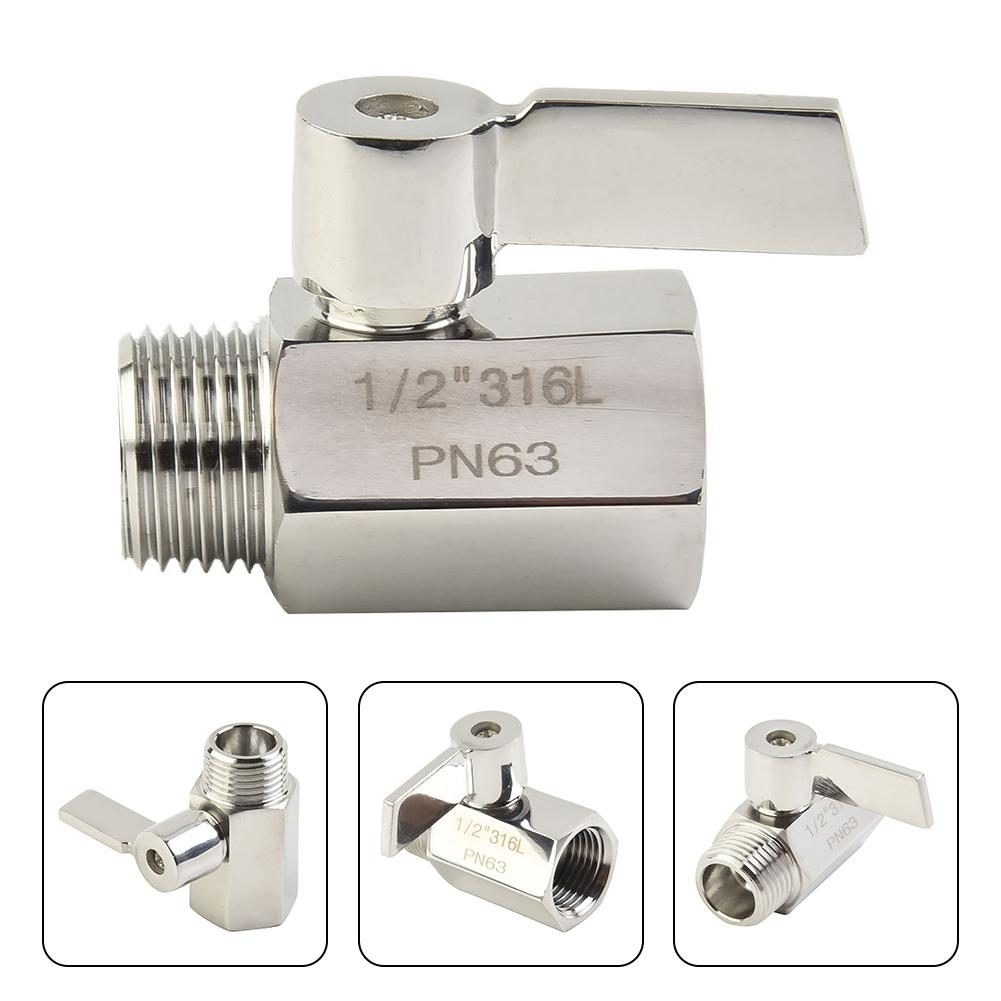 G1/2 INCH NPT Shut Off Valve Hand Valve Shower Head