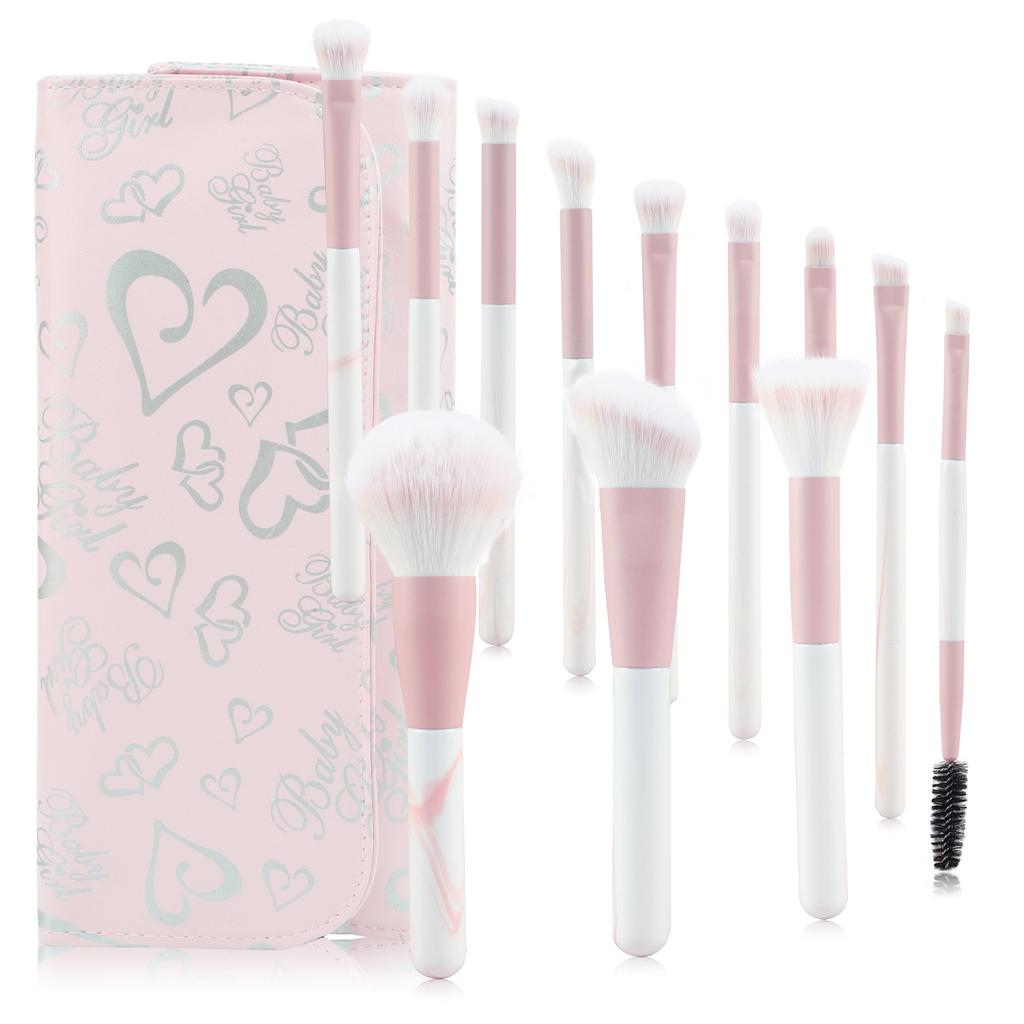 New 12 Clear Sky Makeup Brush Set Super Soft Beginner Full Set of Painting Makeup Beauty Tools