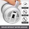 Water bottle replacement lid for 50oz 40oz reduced cups 32oz cups with straw direct drinking 10x9.4x3.1cm 100 grams Clear