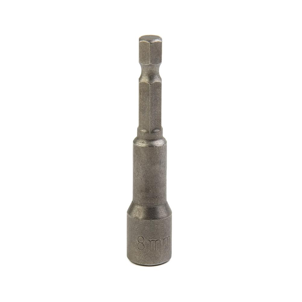 8MM Magnetic Tech Screw Driver Tek Bit,Drill Nut Setter Roofing Cladding STOCK~