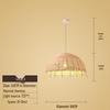 Creative Bamboo & Rattan Pendant Light for Bedroom, Japanese Restaurant, or Teahouse
