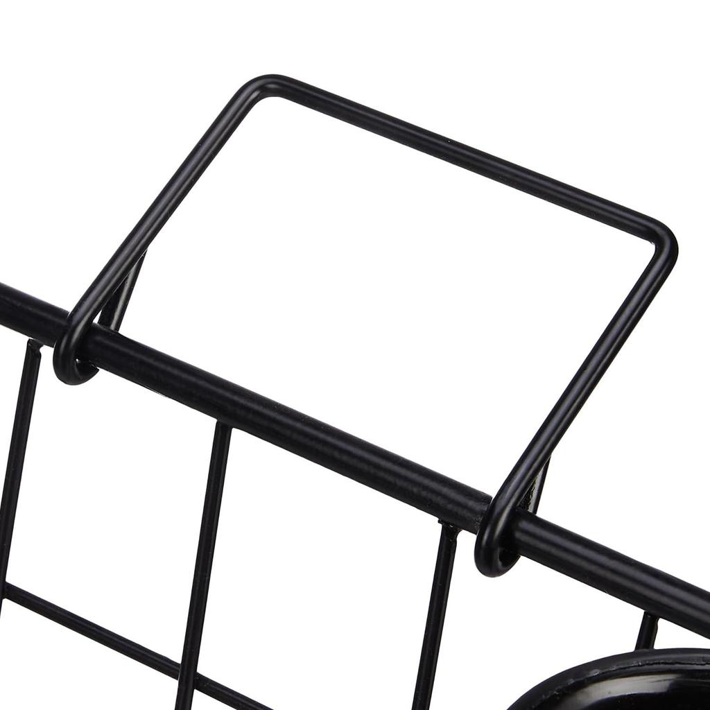 Luxuriöser Abtropfständer aus Stahl mit Abtropfschale | 3-teiliger Schneidebrett- und Glas-/Deckelhalter | Küchenkorb zum Trocknen von Utensilien