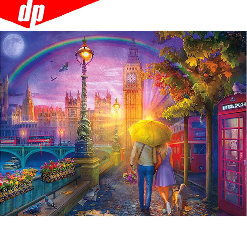 5D Diamond Painting Wolf Picture of Rhinestone Full Drill Square Round Diamond Embroidery Animal Mosaic Tree Landscape Cross Stitch Home Decor