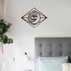 Moon and Eye Metal Wall Art Gothic Wall Hangings Stylish Metal Wall Signs Perfect Housewarming Gift Elegant Home & Room Decor