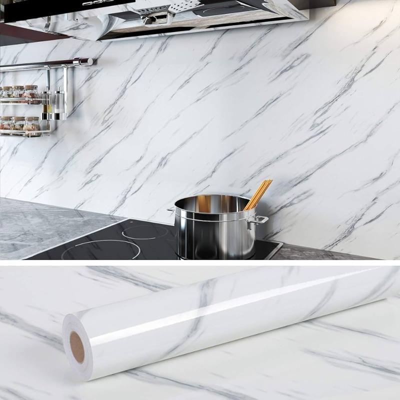 Waterproof and oil resistant 0.4m wide sticker PVC kitchen and living room decorative wallpaper