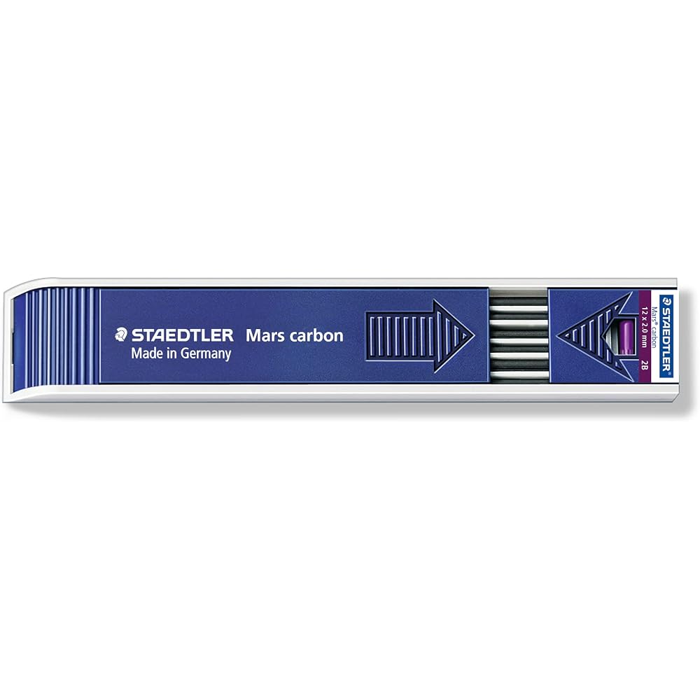 STAEDTLER (STAEDTLER) Holder Core Malus Carbon 2B, 12 sticks, 200-2B