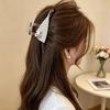 Strawberry Polka Dot Triangle Claw Clip for Thick Hair – Large, Sweet Updo Accessory