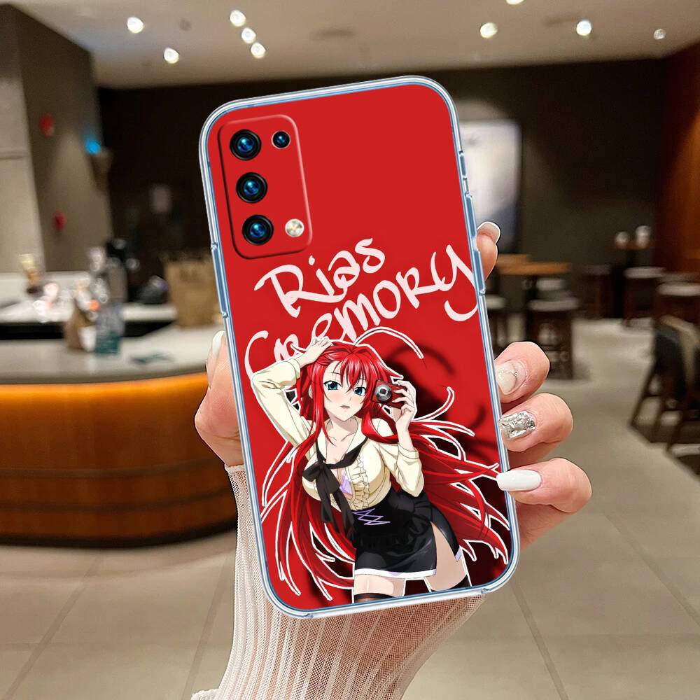 Rias Gremory Case for Motorola G10 G20 G04 E30 E40 E22 E20 E13 E15 G22 G23 G05 G75 G35 G55 E22S E7 G6 G7 G8 G9 Plus Power Play