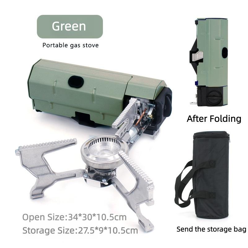 Outdoor Foldable Portable Camping Kitchen Gas Stove High-fire Cartridge Stove