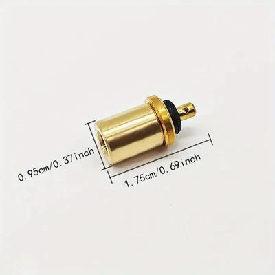 1 db gáz utántöltő adapter felfújható fej töltés bután palack kültéri kemping tűzhely gázpalack égő mini felfújó szelep