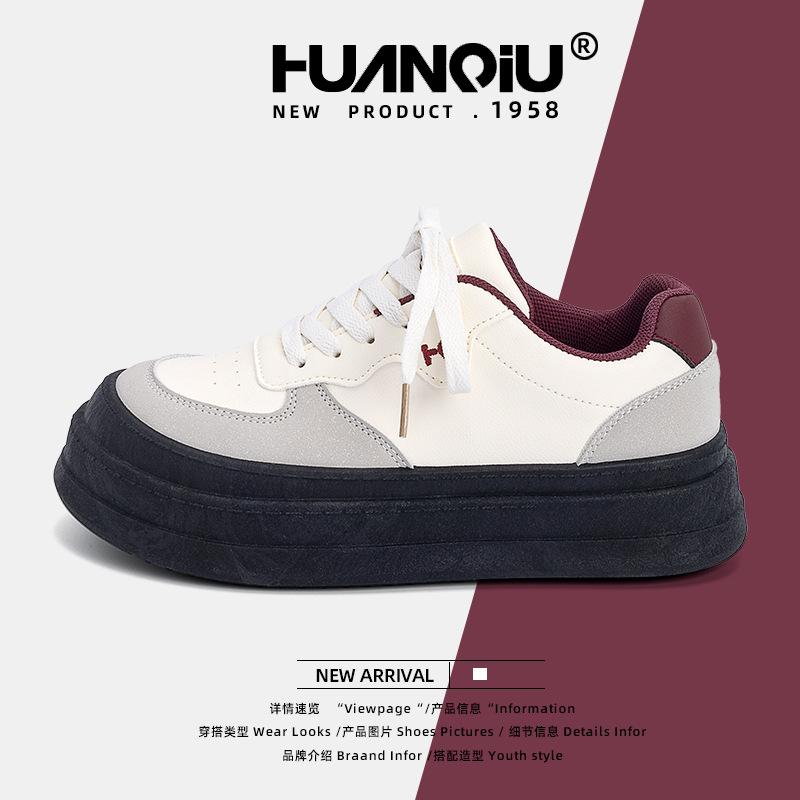 Global little white shoes women's ZHQ5937 new summer breathable versatile shoes student platform sports board shoes women